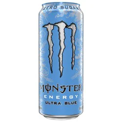 Monster Energy Zero Sugar Ultra Blue Energy Drink - 16 fl oz