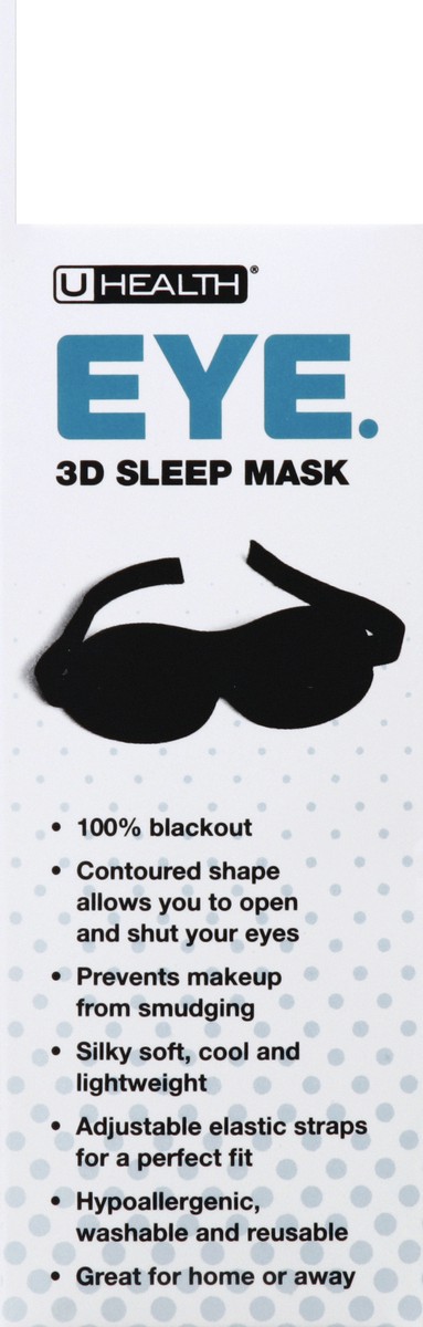 slide 2 of 4, UHealth Sleep Mask 1 ea, 1 ct