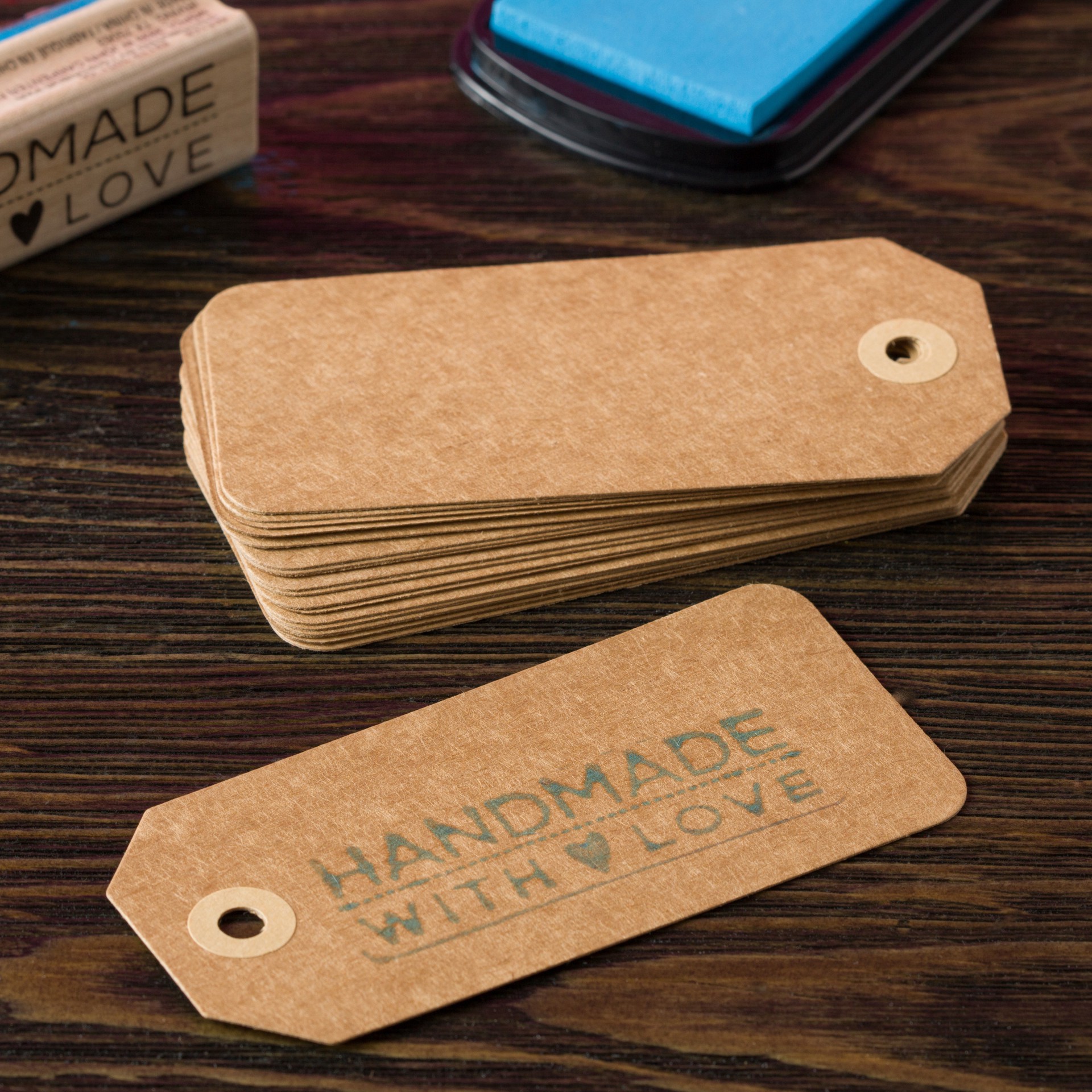 slide 2 of 4, Creative Tags, Kraft, 20 Count By Recollections, 2 in x 4.5 in