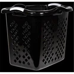 Home Logic Lamper 2-Bushel Laundry Hamper/Basket - Black
