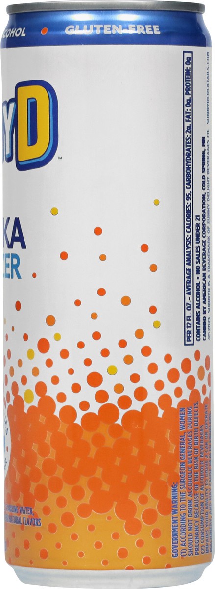 slide 6 of 11, Sunny D Vodka Seltzer 12 fl oz, 12 fl oz