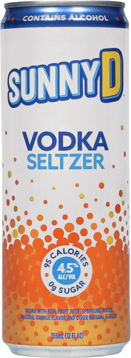 slide 4 of 11, Sunny D Vodka Seltzer 12 fl oz, 12 fl oz