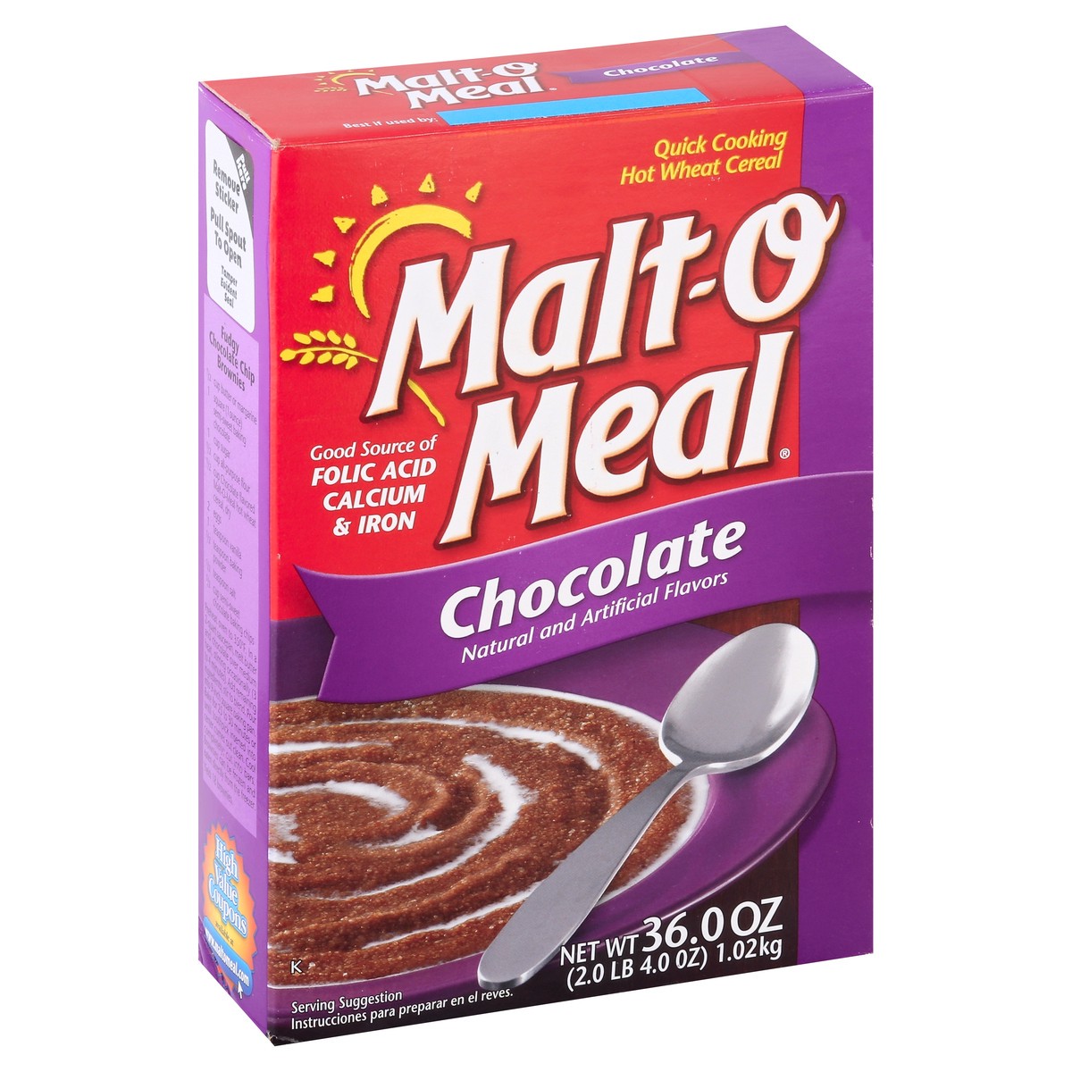 slide 4 of 5, Malt-O-Meal Hot Wheat Cereal 36 oz, 36 oz