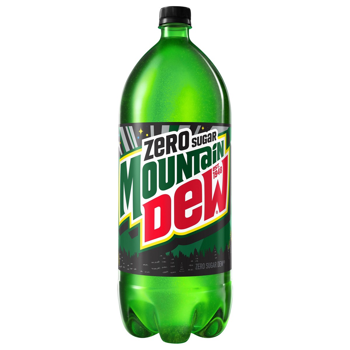 slide 1 of 3, Mountain Dew Zero Sugar Dew Soda Citrus 2 Liter, 2.1 qt