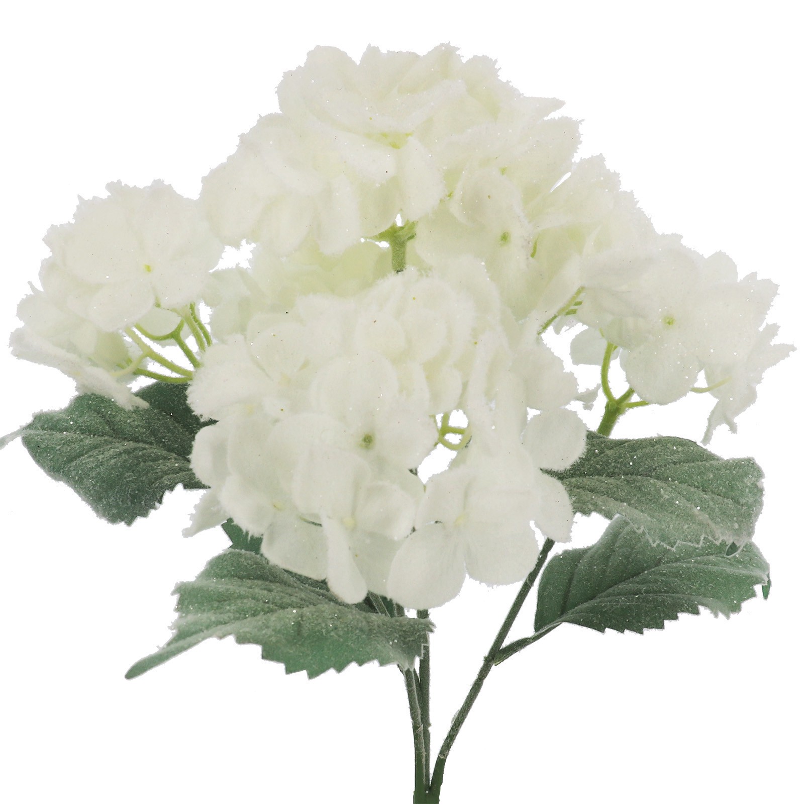 slide 2 of 2, 17.5" White Snowy Hydrangea Deluxe Bush By Ashland, 17.5 in