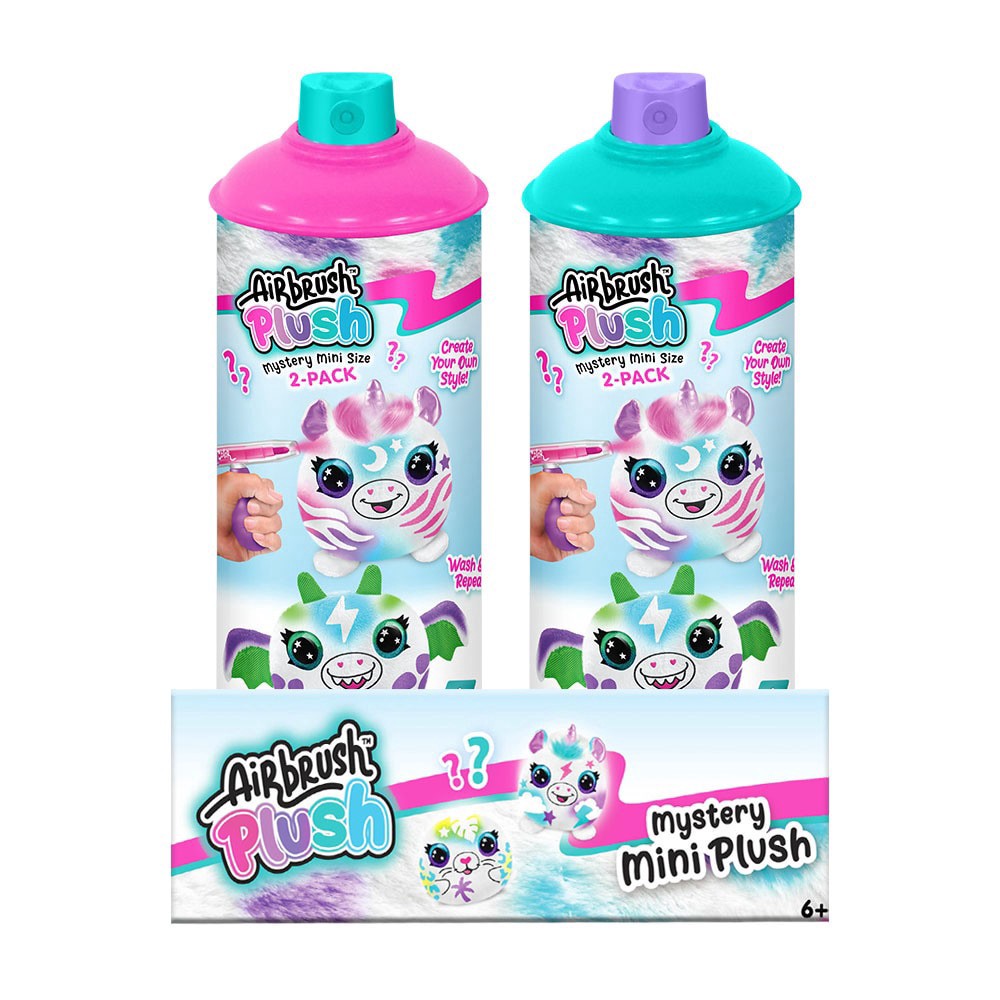 slide 2 of 4, Airbrush Plush Mystery Mini Toy, 1 ct