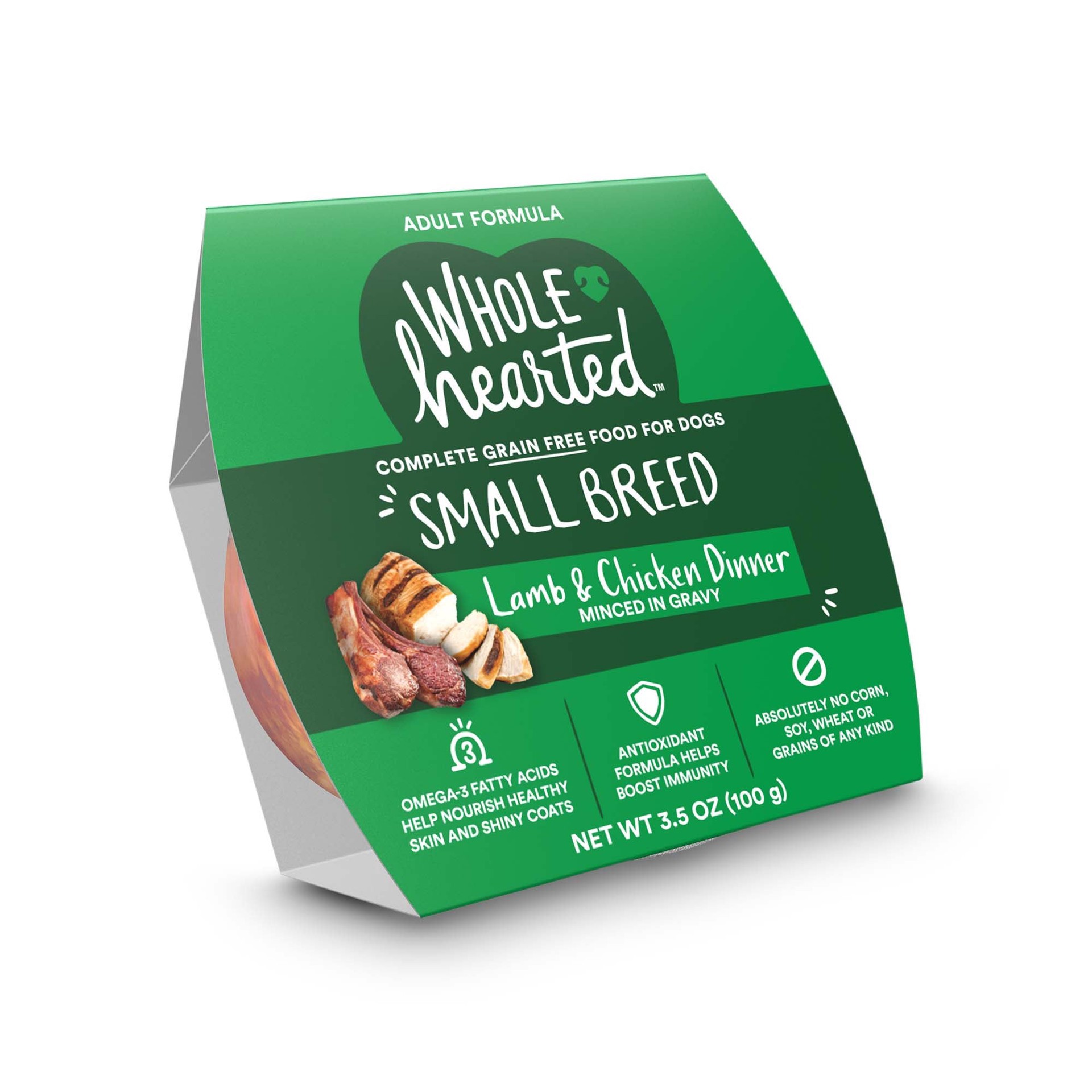 slide 2 of 6, WholeHearted Whd-Dog 3.5z Cup Lamb & Chkn, 1 ct