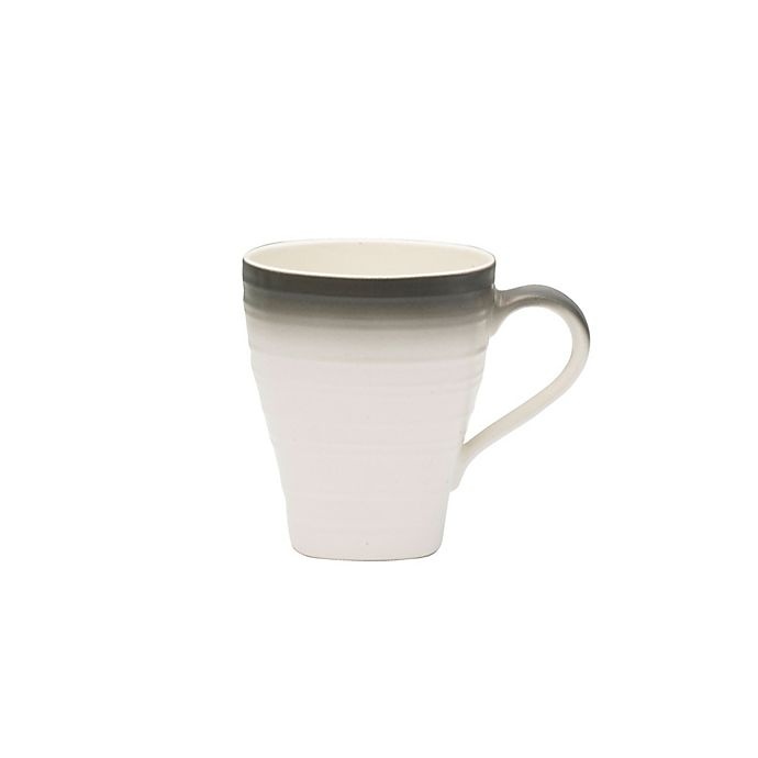 slide 1 of 1, Mikasa Swirl Ombre Square Mug - Graphite, 1 ct