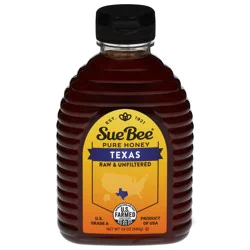 Sue Bee Texas Raw & Unfiltered Pure Honey 24 oz