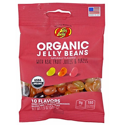 slide 1 of 1, Jelly Belly Organic Assorted Jelly Beans, 1.9 oz