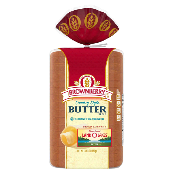 slide 1 of 1, Arnold Country Style Butter Bread, 8 oz