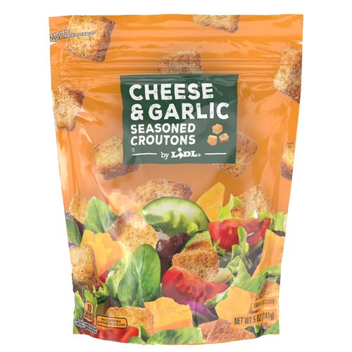 Lidl cheese and garlic seasoned croutons 5 oz Shipt
