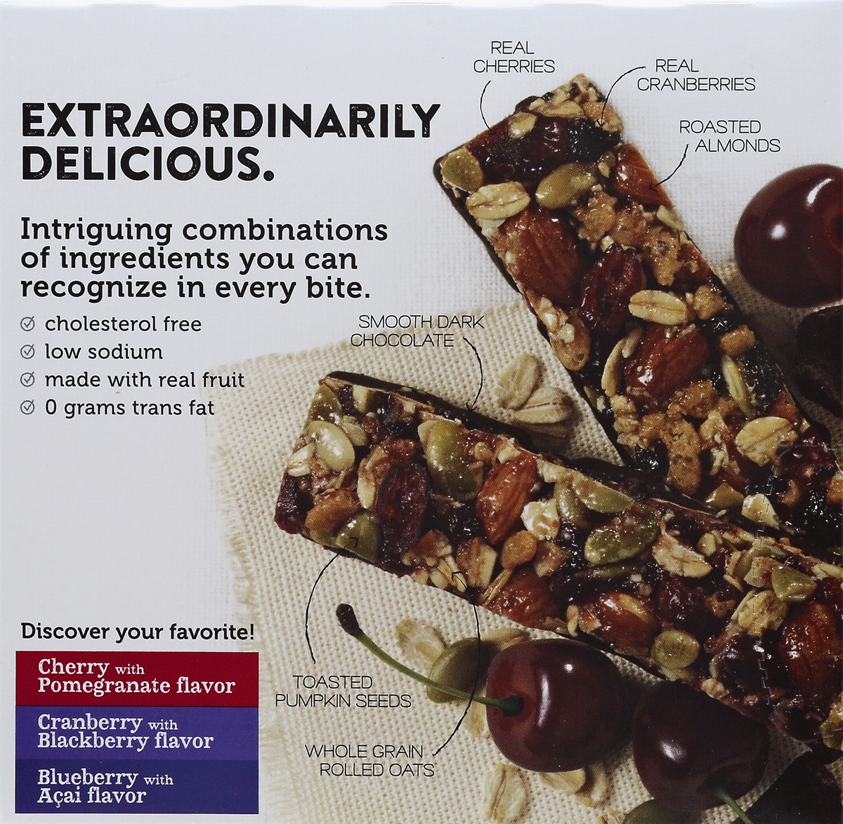 slide 6 of 6, Brookside Fruit & Nut Bars 4 ea, 4 ct