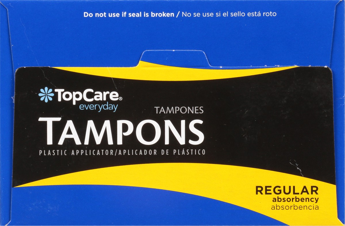 slide 9 of 9, TopCare Tampons, 36 ct