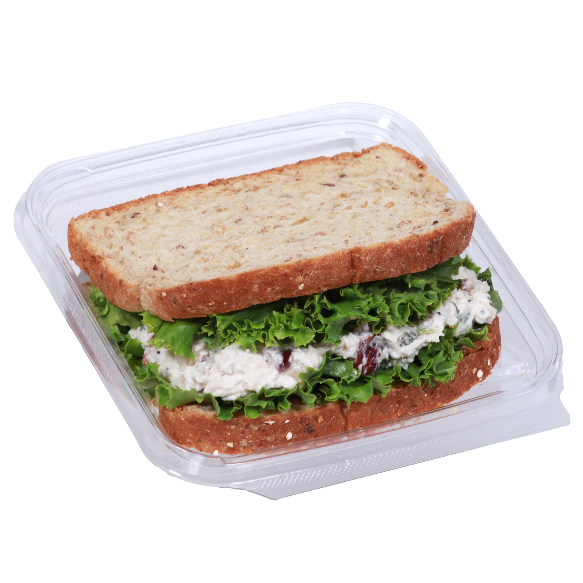 slide 1 of 1, Meal Simple by H-E-B Cranberry Pecan Turkey Salad Sandwich, 1 ct