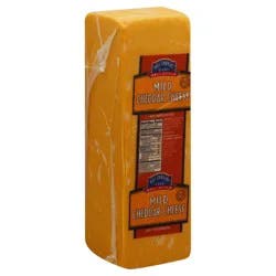 Hill Country Fare Deli-Style Mild Cheddar Cheese, Custom Sliced