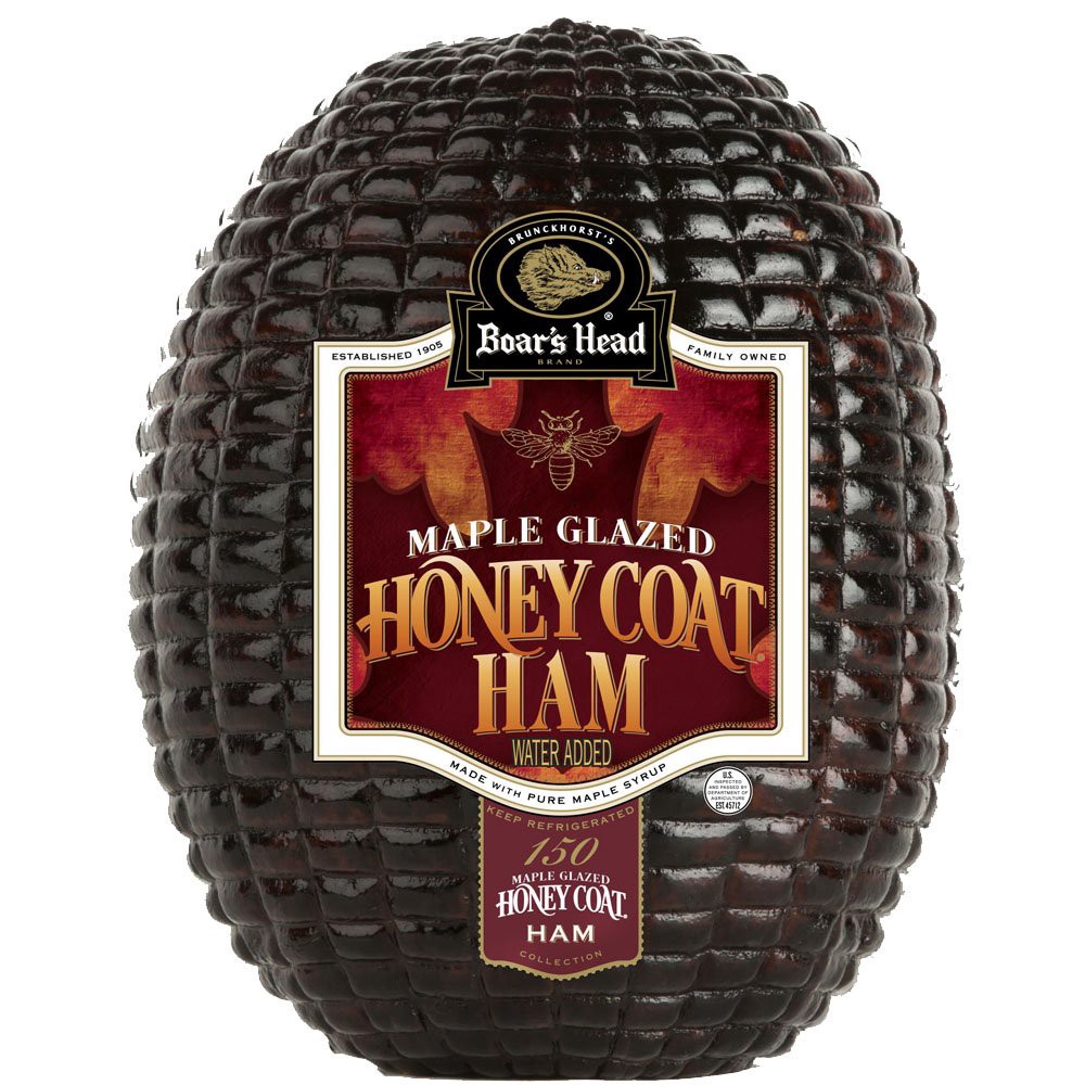 slide 1 of 1, Boar's Head Maple Glazed Honey Coat Ham, Custom Sliced, per lb