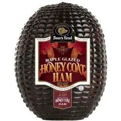 Boar's Head Maple Glazed Honey Coat Ham, Custom Sliced