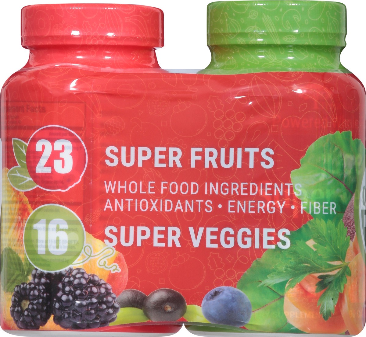 slide 11 of 12, Juce Super Veggies/Super Fruits Dietary Supplement 2 - 90 Capsule Bottles, 2 ct