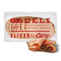 H-E-B Deli Peppercorn Turkey Breast, Sandwich Sliced