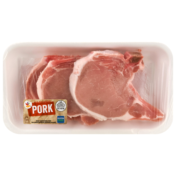 slide 1 of 1, Giant Bone-In Center Cut Pork Chops, per lb