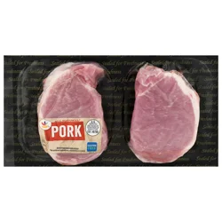 Giant Natural Boneless Thick Cut Center Cut Pork Chops