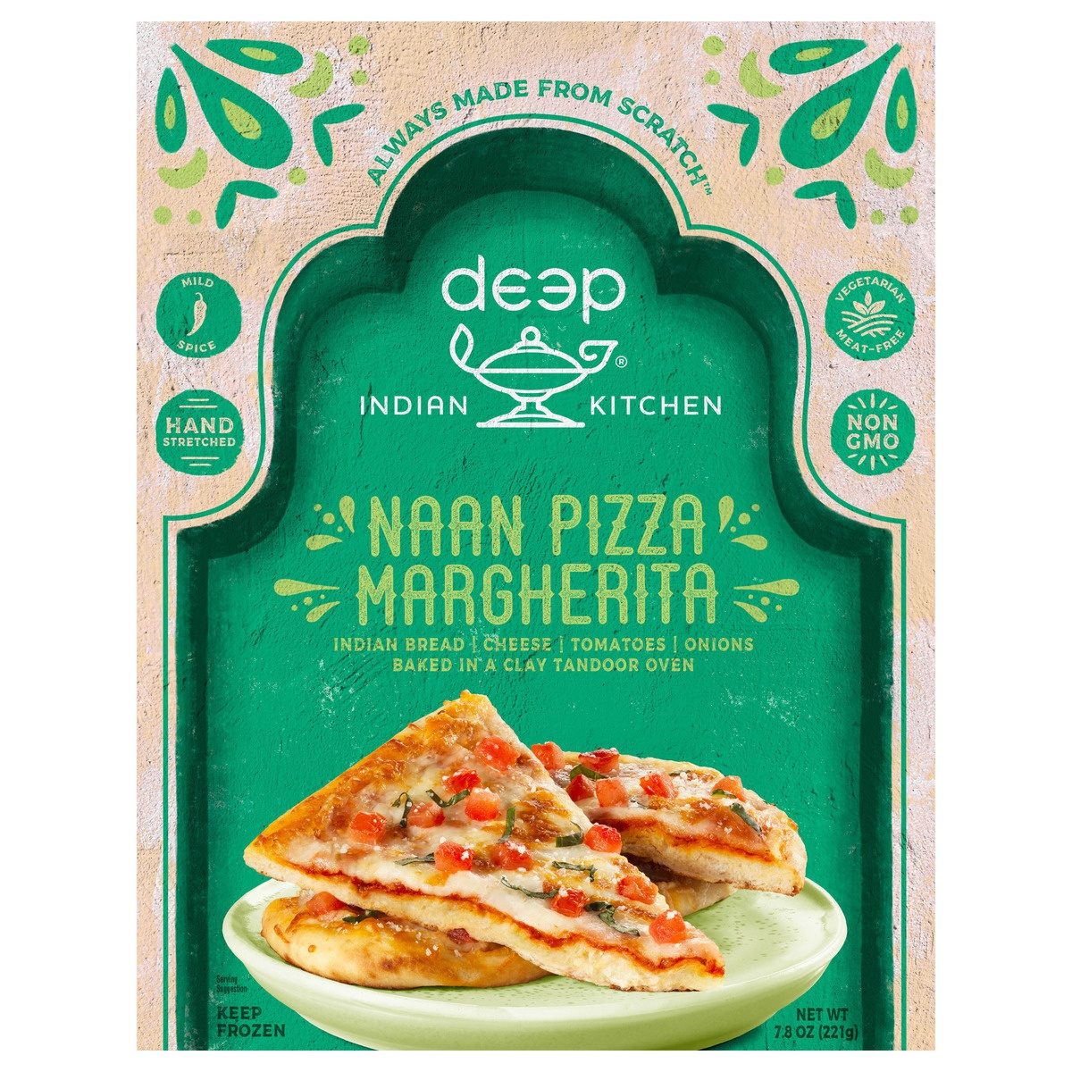 slide 1 of 1, Deep Foods The Original Naan Pizza Margherita, 7.8 oz
