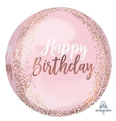 Blush Birthday Balloon, 16"