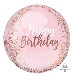 Blush Birthday Balloon, 16"