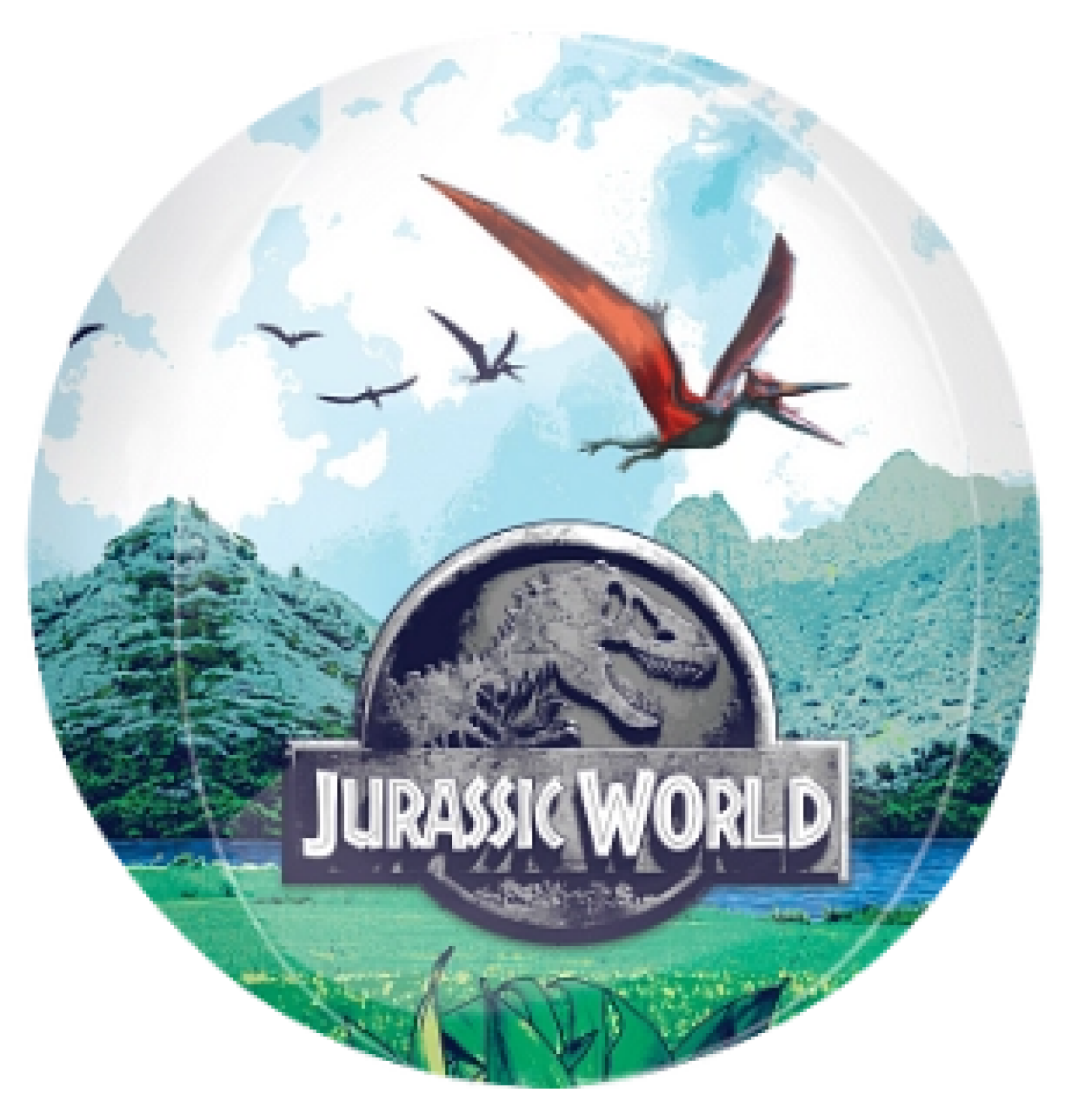 slide 1 of 2, Jurassic World Dominion Balloon, 1 ct