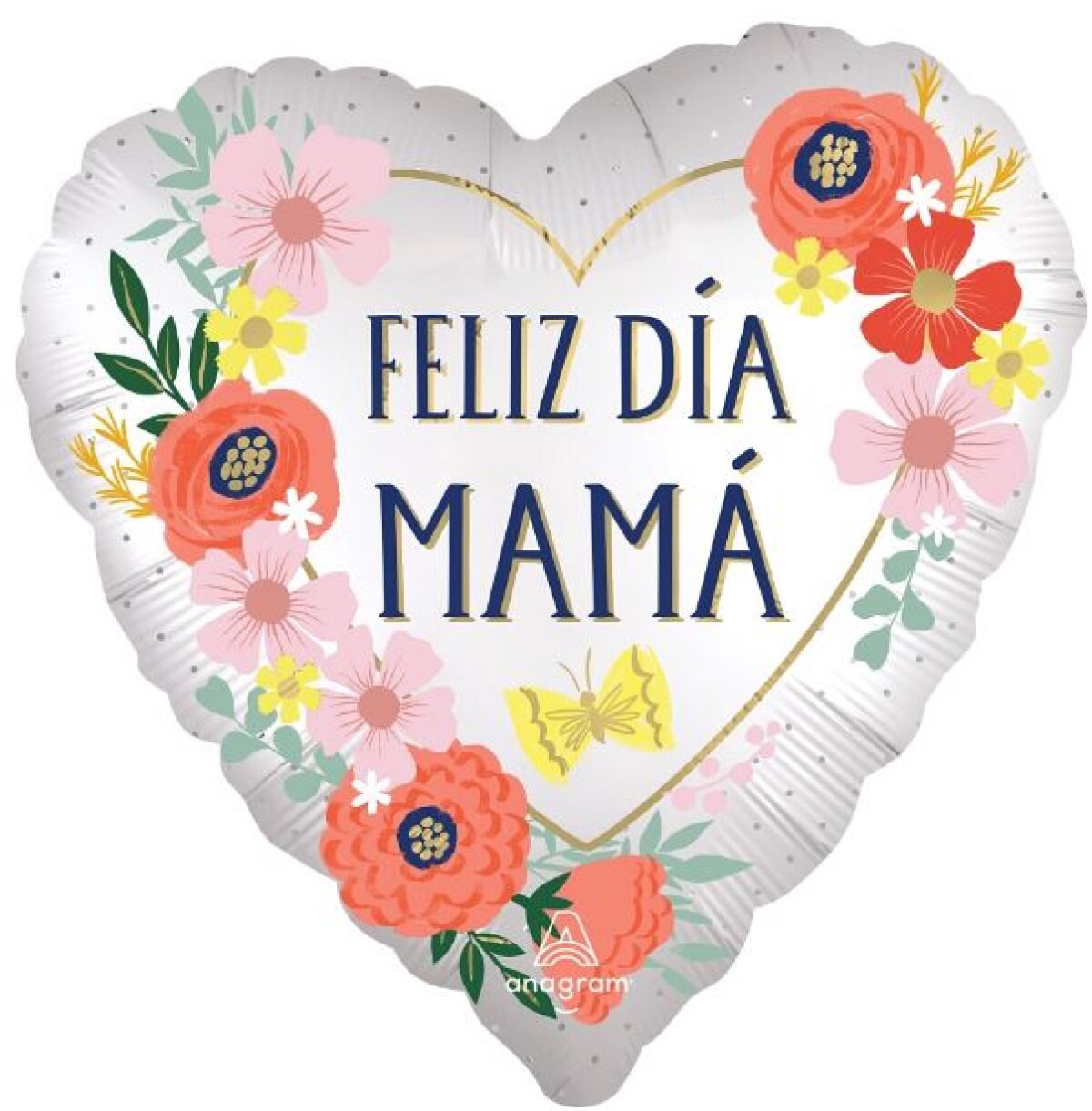 slide 1 of 1, Feliz Dia Mama Blooms 18 inch balloon, 1 ct
