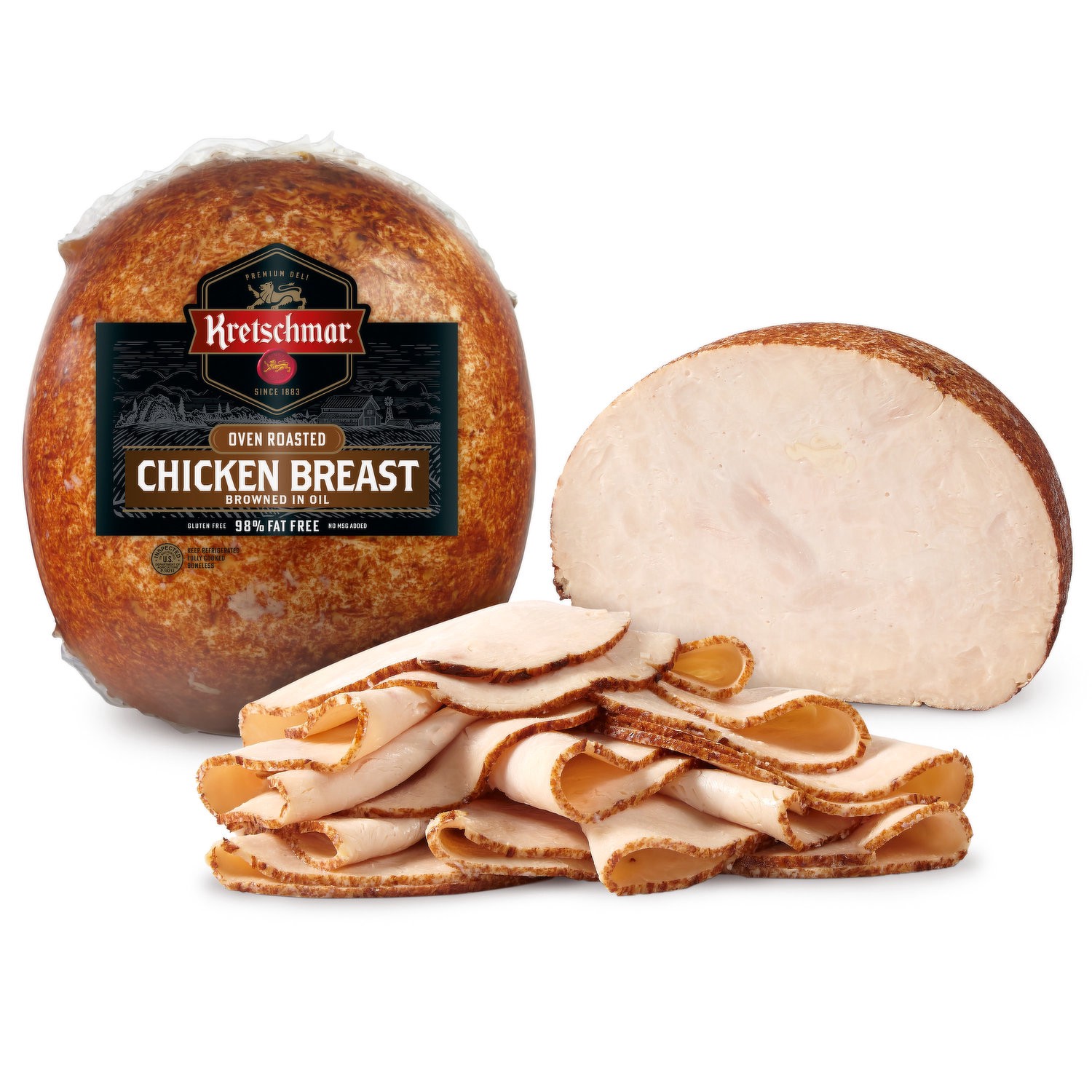 Kretschmar Presliced Oven Roasted Chicken Breast, 1 Pound per lb Shipt
