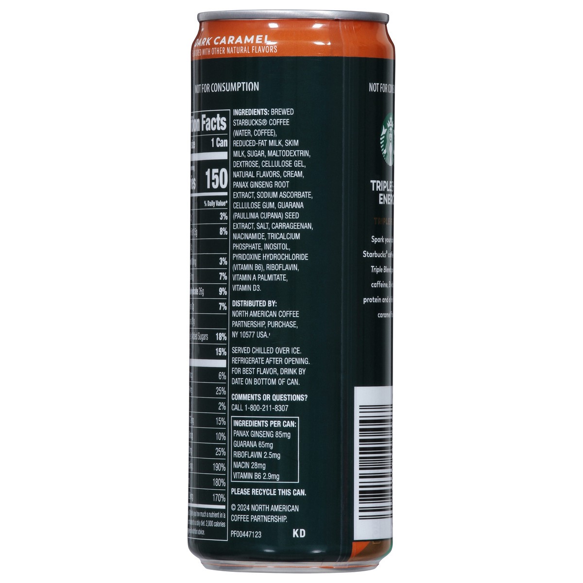 slide 10 of 14, Starbucks Tripleshot Energy Coffee Beverage Dark Caramel- 11 fl oz, 11 fl oz
