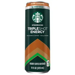 Starbucks Tripleshot Energy Coffee Beverage Dark Caramel- 11 fl oz