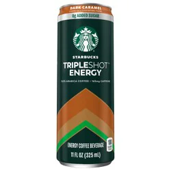 Starbucks Tripleshot Energy Coffee Beverage Dark Caramel- 11 fl oz