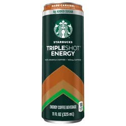 Starbucks Tripleshot Energy Coffee Beverage Dark Caramel- 11 fl oz