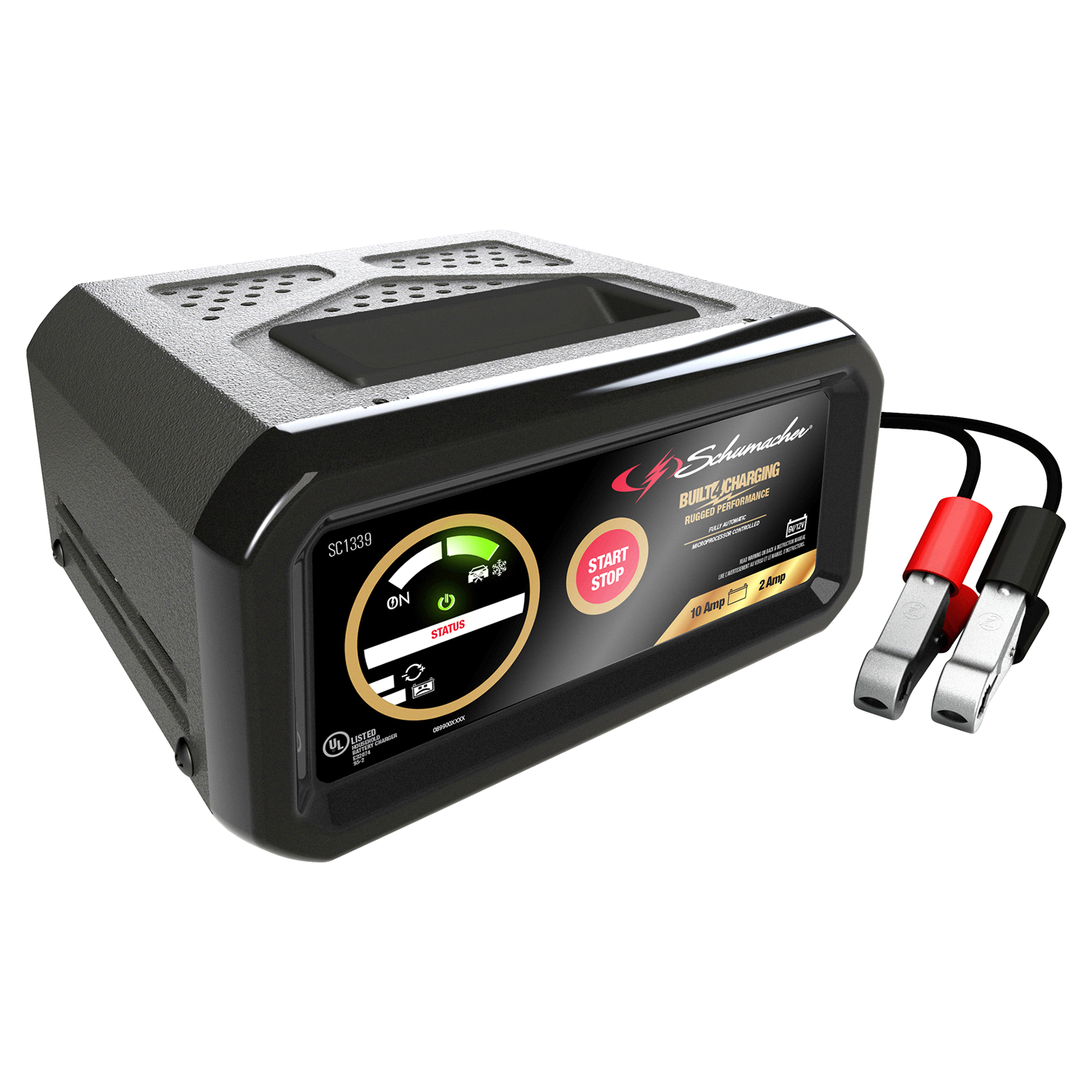 slide 1 of 1, SCHUMACHER Battery Charger 10A, 1 ct