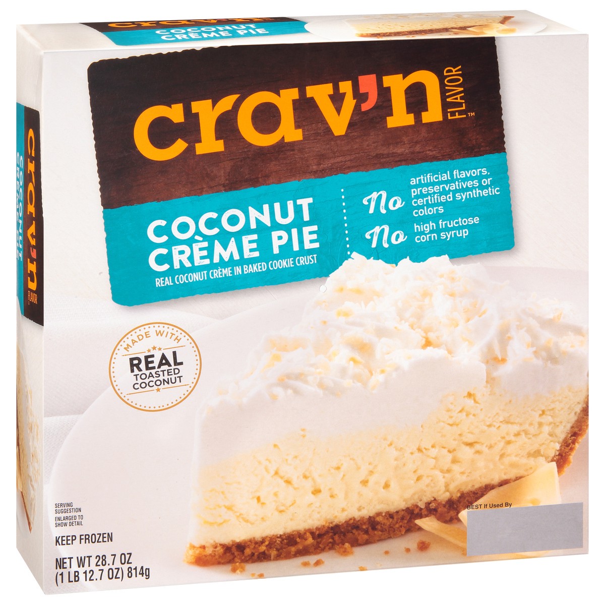 slide 5 of 9, Crav'n Flavor Cravn Coconut Pie, 28.7 oz