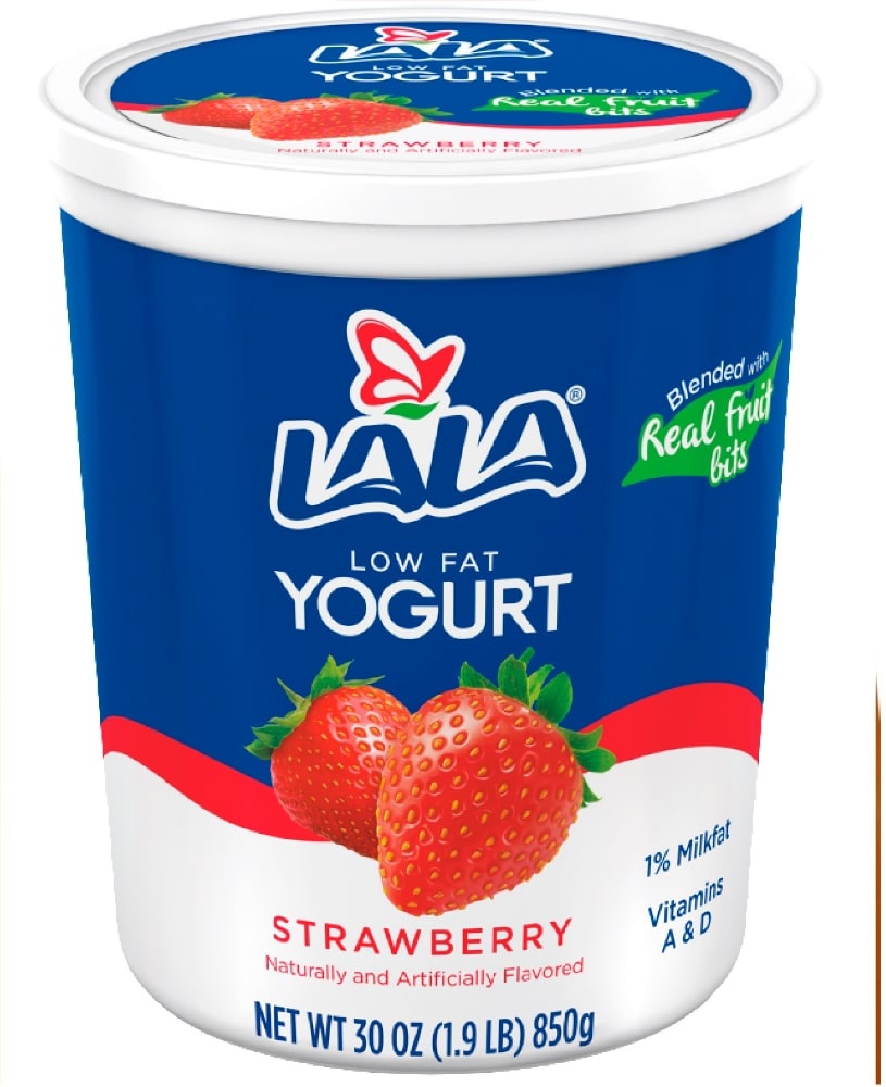 slide 1 of 1, LALA Strawberry Yogurt, 32 oz