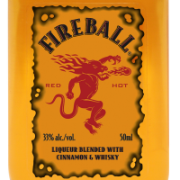 slide 3 of 5, Fireball Cinnamon Whiskey Candy Cane, 10 ct; 50 ml