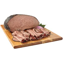 H-E-B Deli Post Oak-Smoked Seasoned Roast Beef, Custom Sliced