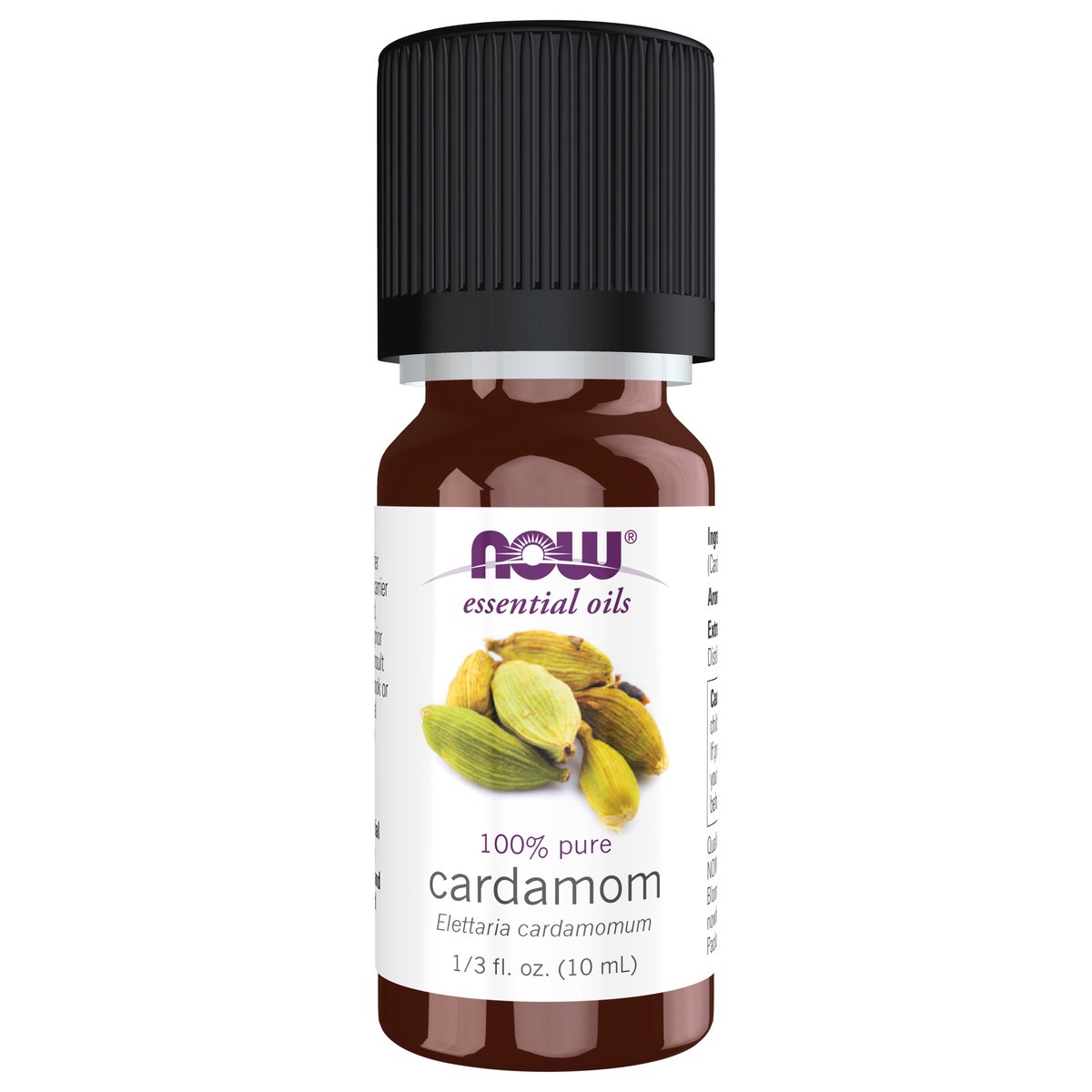 slide 1 of 4, NOW Cardamom Oil - 1/3 fl. oz., 0 fl. oz