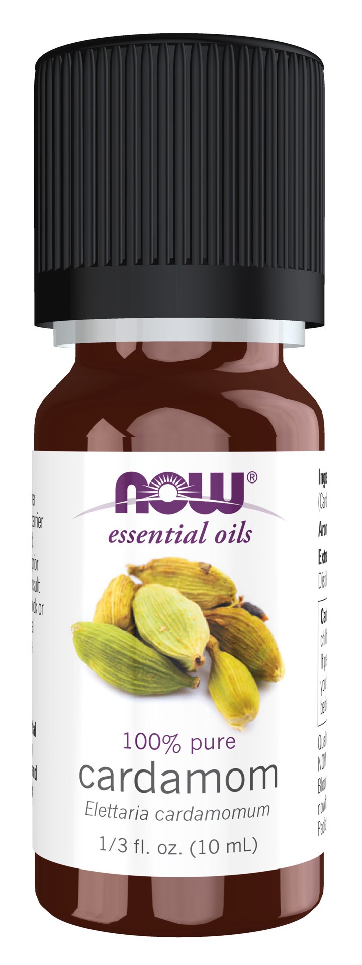 slide 1 of 4, NOW Cardamom Oil - 1/3 fl. oz., 0 fl. oz