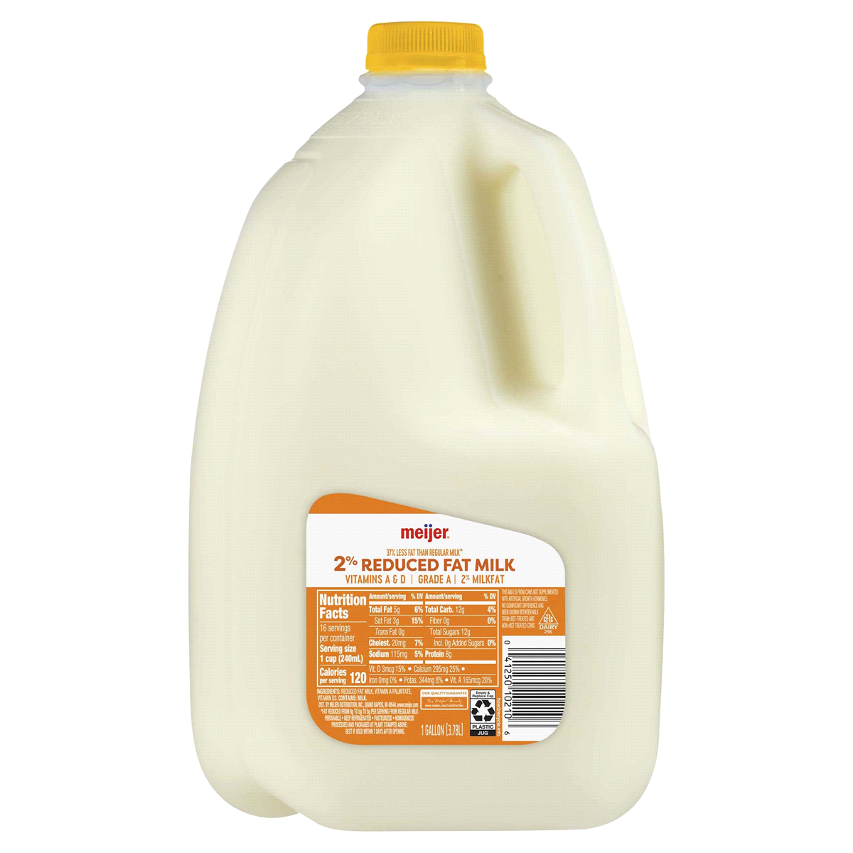 slide 1 of 5, Meijer 2% Reduced Fat Milk, Gallon, 1 gal