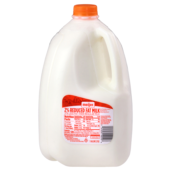 slide 1 of 5, Meijer 2% Reduced Fat Milk, Gallon, GALLON    