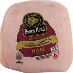 Boar's Head Branded Deluxe Lower Sodium Ham, Custom Sliced
