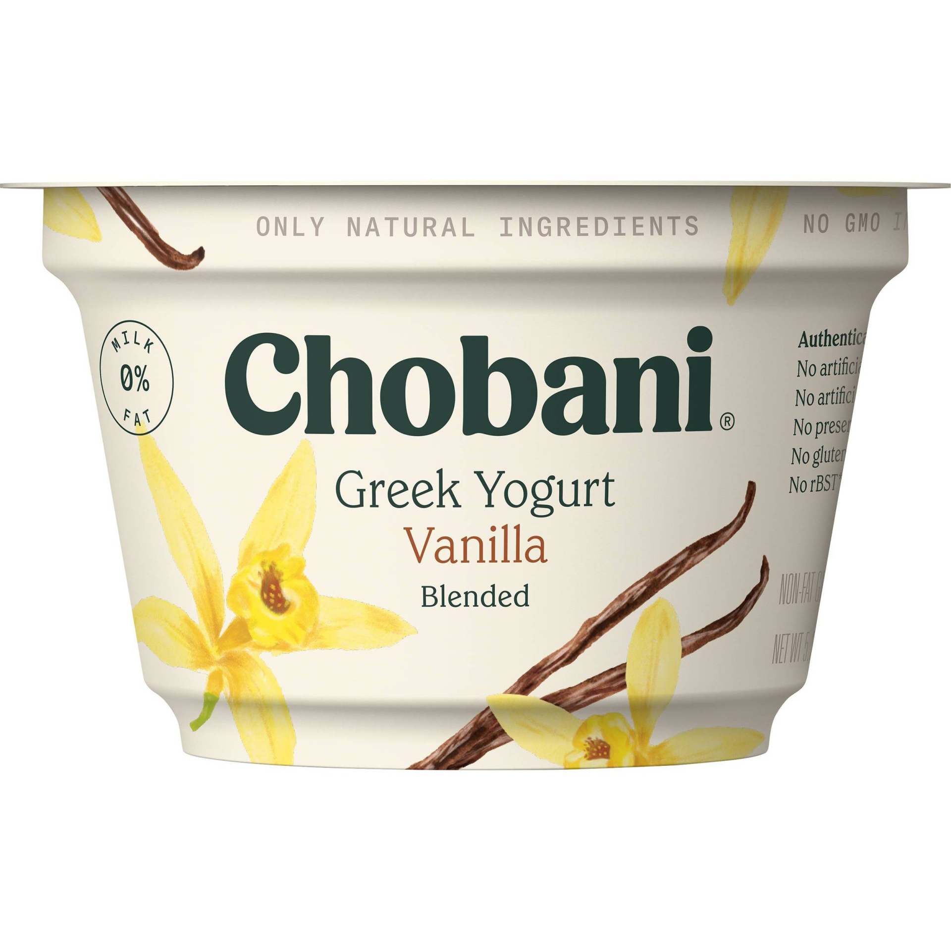 slide 1 of 6, Chobani Vanilla Blended Greek Yogurt, 5.3 oz