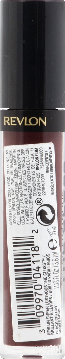 slide 4 of 11, Revlon Black Cherry 265 Super Lustrous Lip Gloss 0.13 oz, 0.13 oz