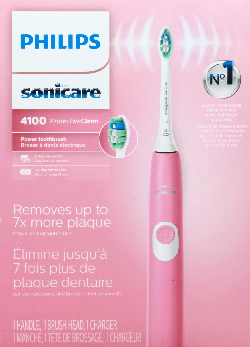 slide 5 of 9, Philips Sonicare ProtectiveClean 4100 Plaque Control Power Toothbrush 1 ea, 1 ct