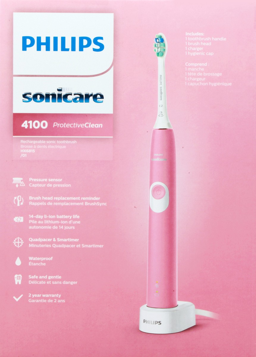 slide 6 of 9, Philips Sonicare ProtectiveClean 4100 Plaque Control Power Toothbrush 1 ea, 1 ct